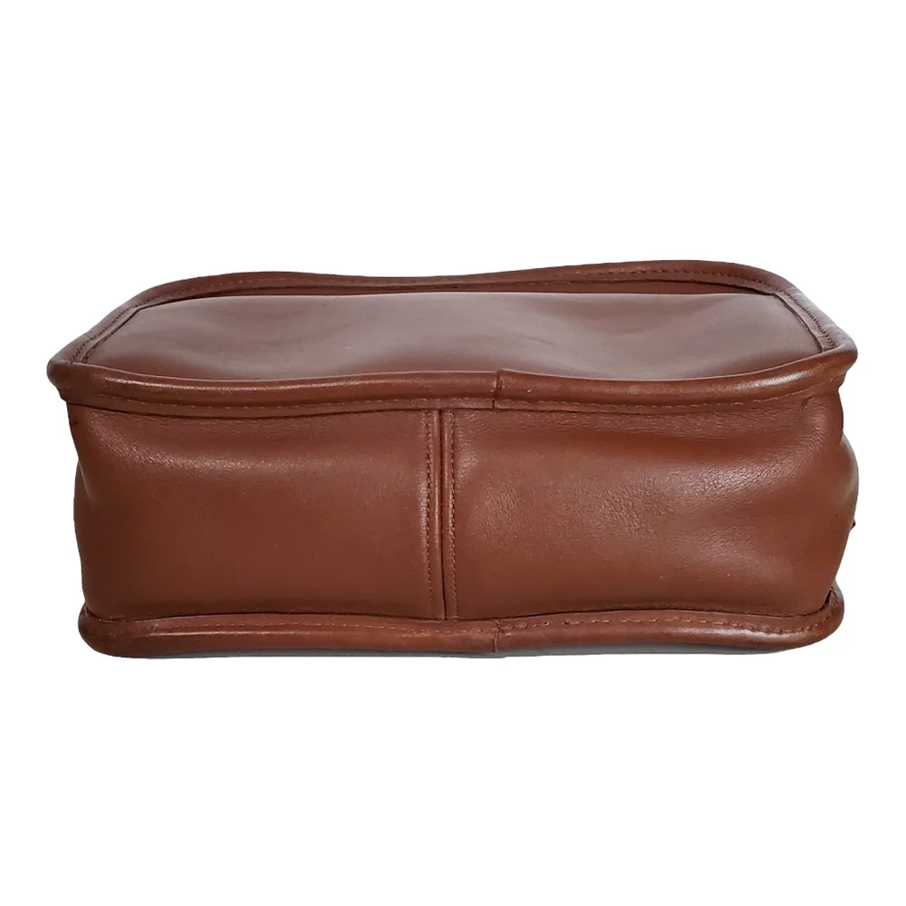 Vintage coach G6C-9991 leather lunch bag shoulder bag handbag brown - Picture 9 of 16